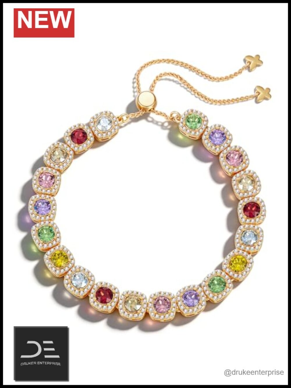 Tennis Bracelet for Women, Swarovski Crystals